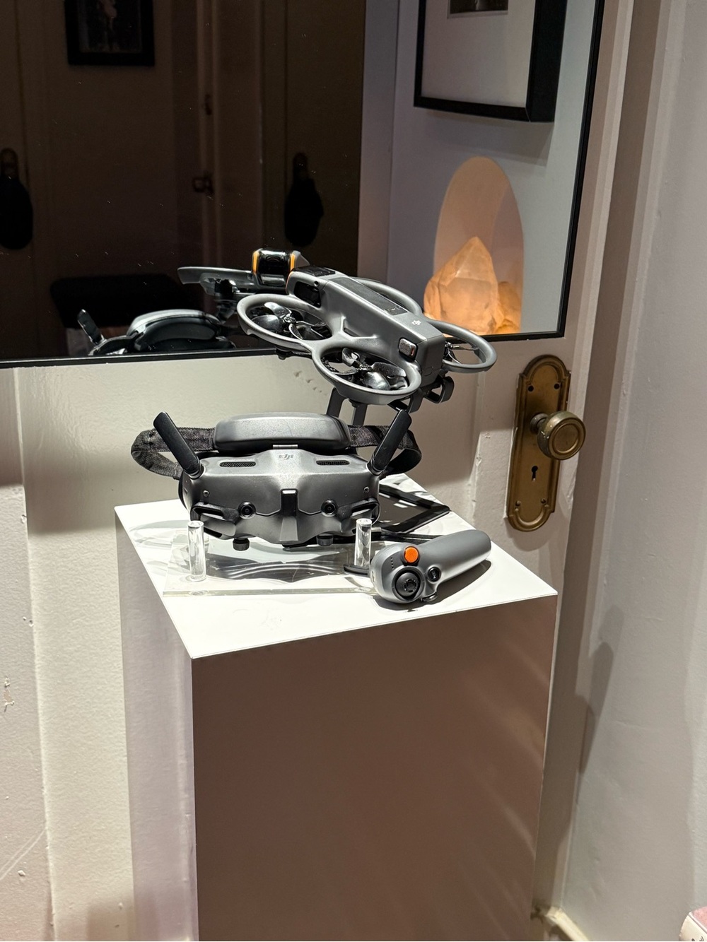 DJI Gray Drone Controller and Headset Accessory Kit